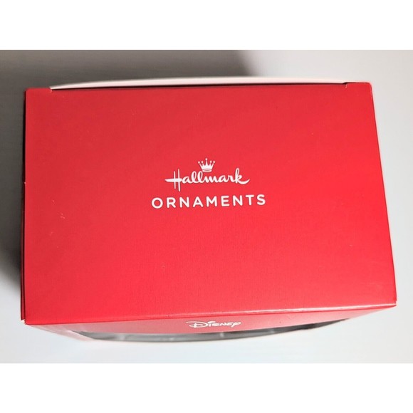 Hallmark GLASS Christmas Ornament Disney Mickey Mouse Ears BLACK Box - Picture 2 of 5